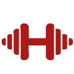icon of a dumbell